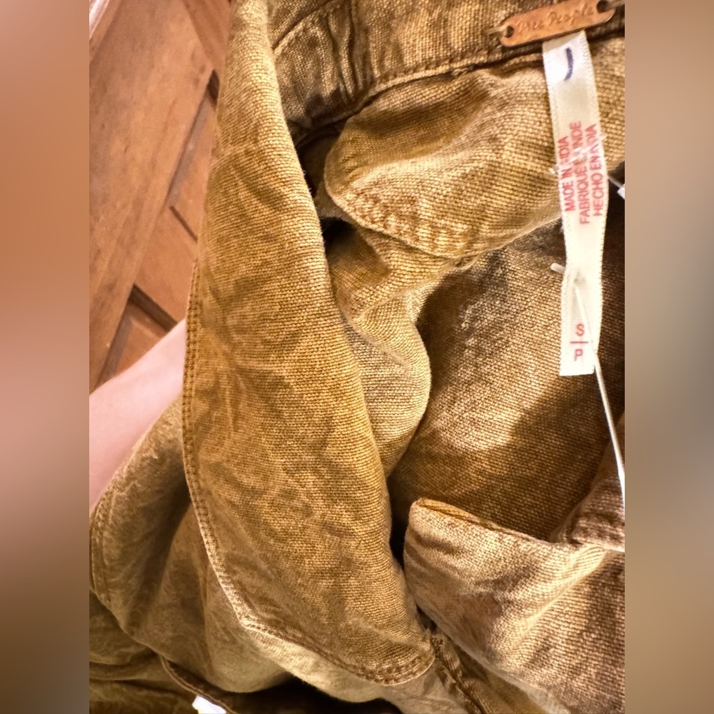 Free people Rhodes Chino coverall NWOT - Picture 5 of 5